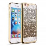 Wholesale iPhone 7 Diamond Glitter Case (Champagne Gold)